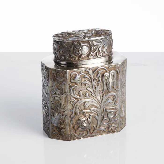 Silver Tea Caddy