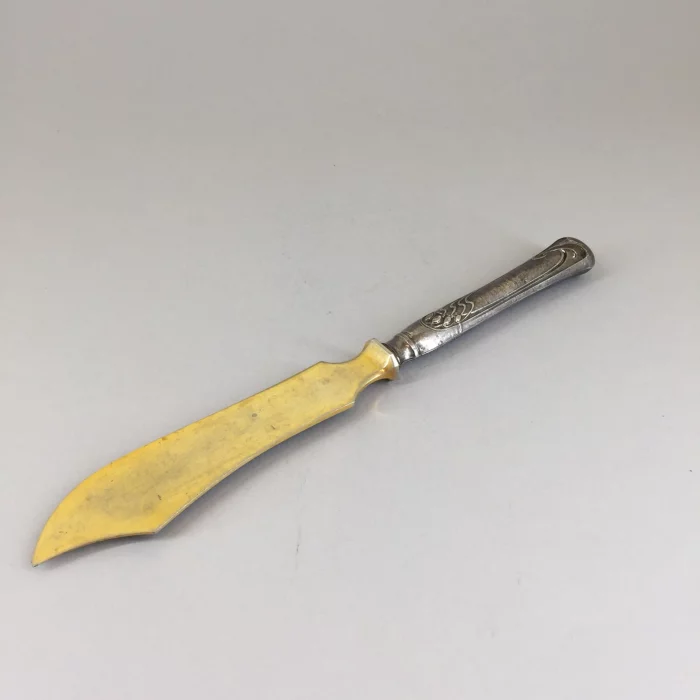 Art Nouveau Letter opener with silver handle 