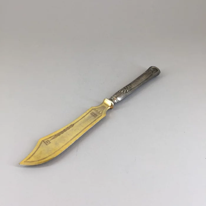 Art Nouveau Letter opener with silver handle 