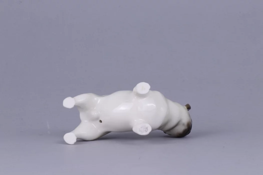 Porcelain figurine Pug ЛФЗ