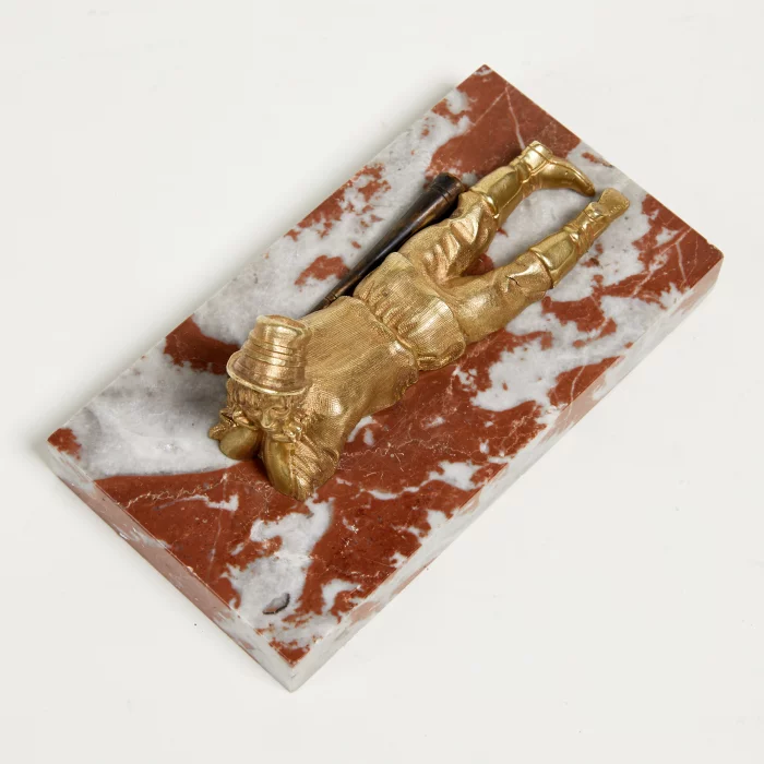 Presse-papiers en bronze russe 