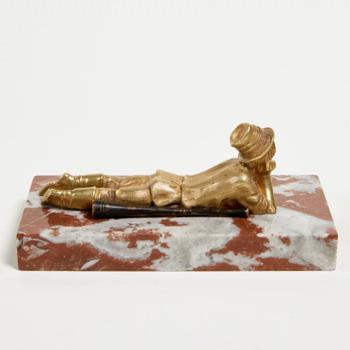 Presse-papiers en bronze russe 