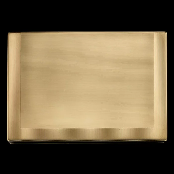 Necessaire de table Cartier Art Deco en or 9K