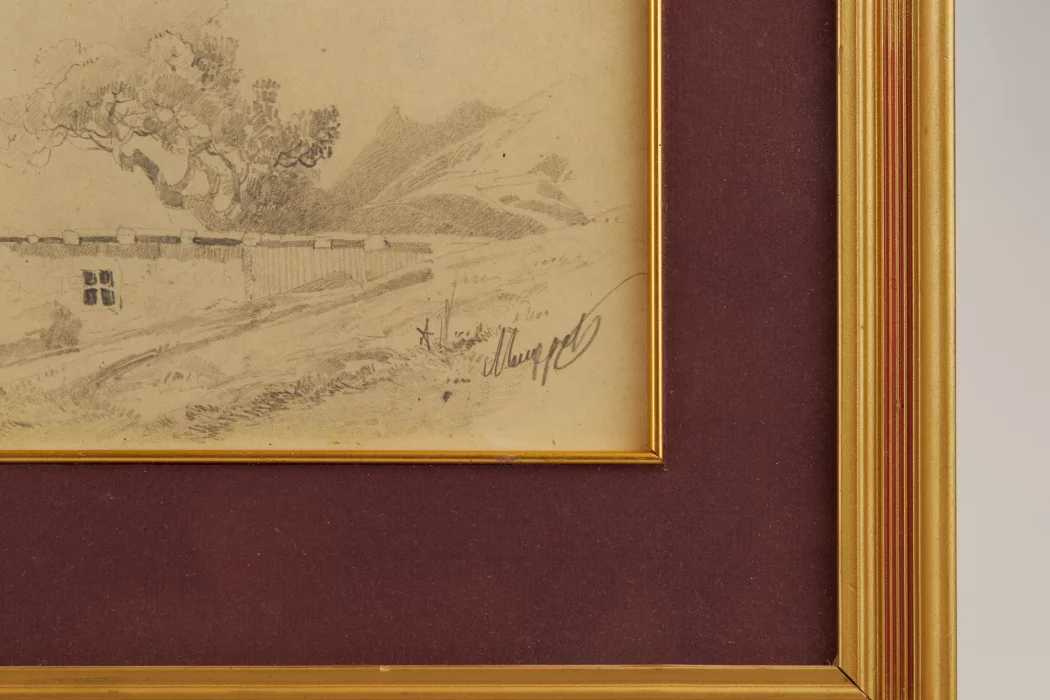 Paysage de Crimee Meshchersky Arseny Ivanovich Rubezh des 19-20e siècles. 