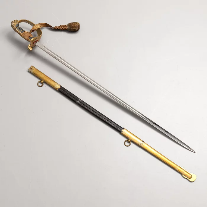 Swedish saber, naval, officer. 1876 
