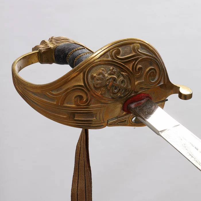 Swedish saber, naval, officer. 1876 