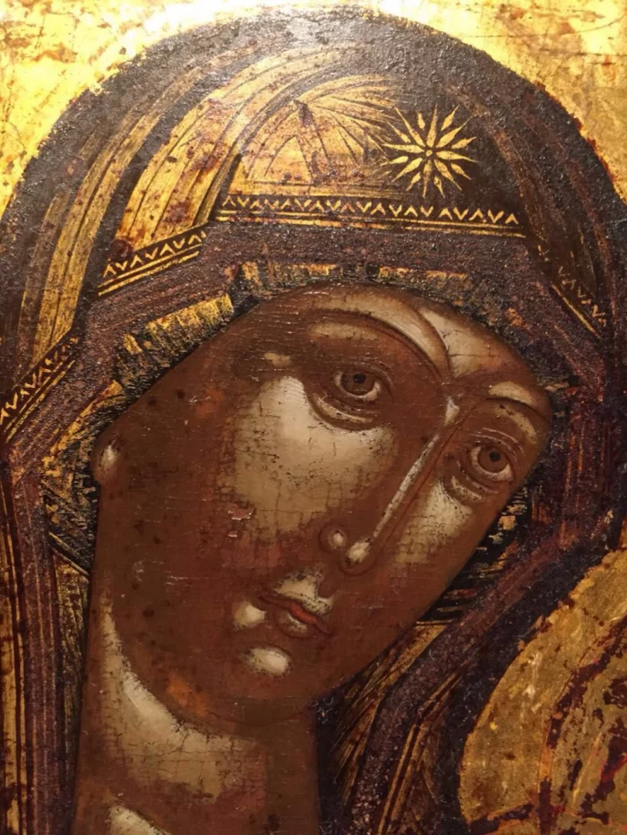 Ancienne icône du vieux croyant de la Mère de Dieu 