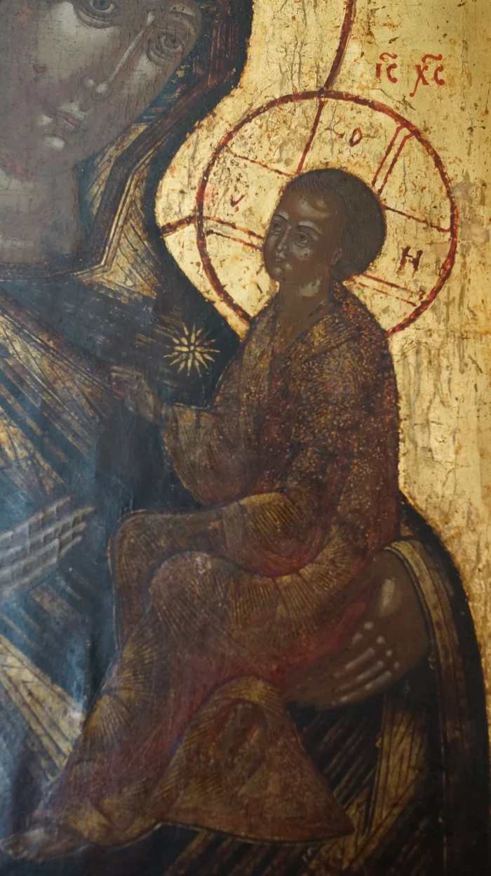 Ancienne icône du vieux croyant de la Mère de Dieu 