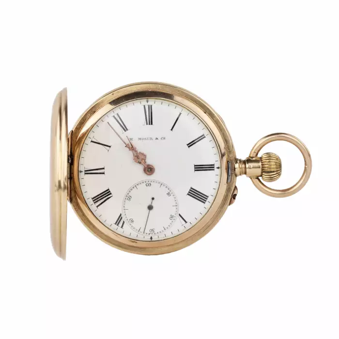 Montre de poche en or H. MOSER & Co., vers 1900 