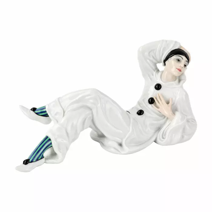 Porcelain figurine Pierrot Rosenthal, 1920. 