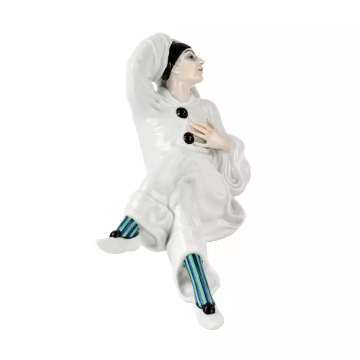 Porcelain figurine Pierrot Rosenthal, 1920. 