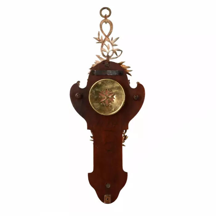 Thermometer clock .