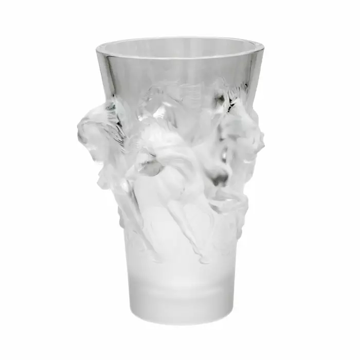 Vase en cristal Lalique Equus en edition limitee. 
