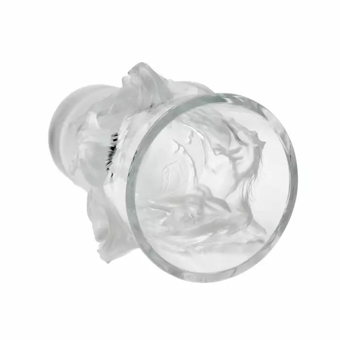 Vase en cristal Lalique Equus en edition limitee. 