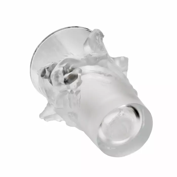 Vase en cristal Lalique Equus en edition limitee. 