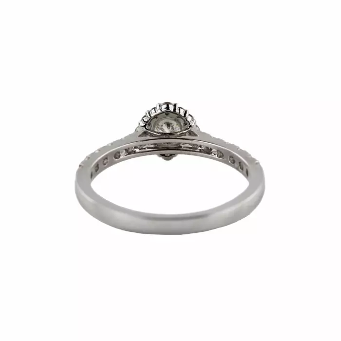 Gold 18K diamond ring. 