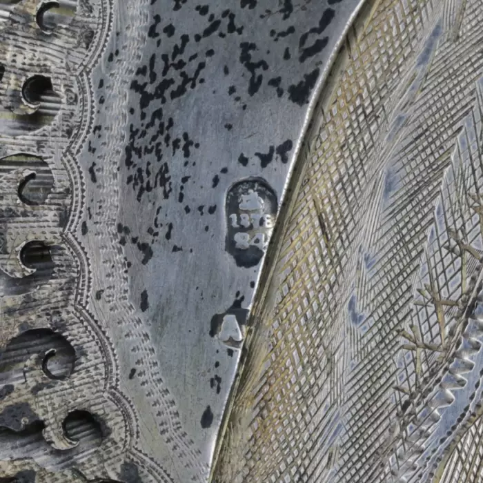 Icône de la Mère de Dieu de Kazan dans un cadre en argent. 