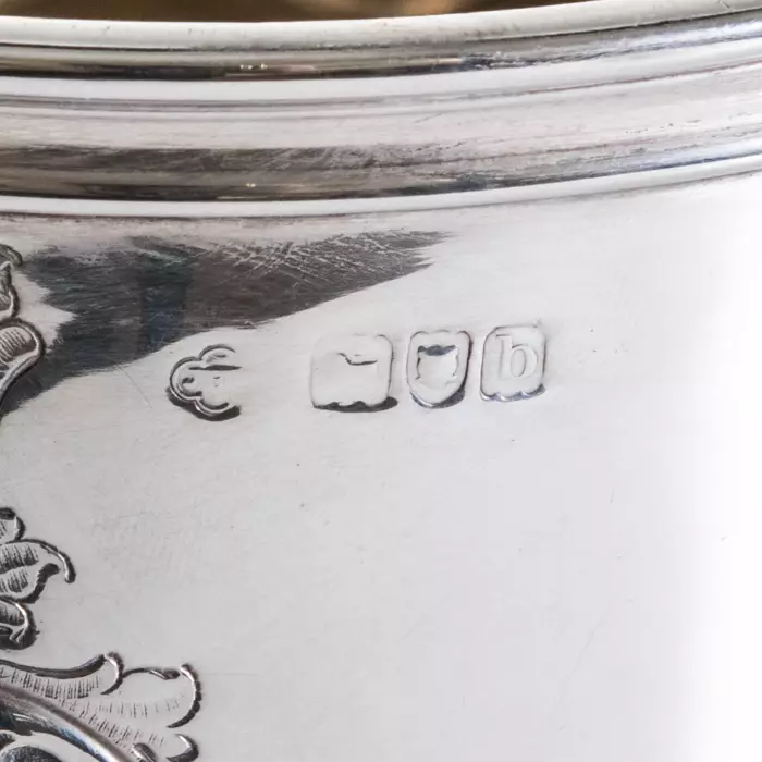 Seau à champagne en argent. Carrington & Co - John Bodman Carrington, Londres 1897 