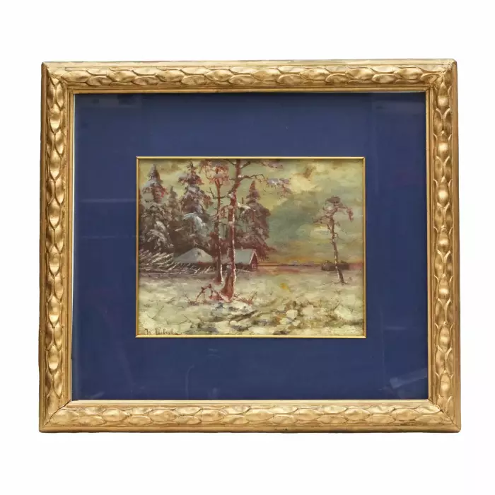 Clever Studio. Winter landscape. Early 20th century. 
