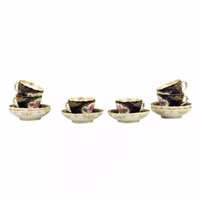 Service en porcelaine de Meissen. 