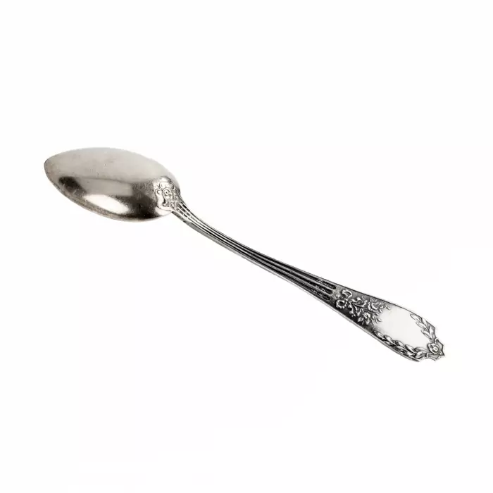 Set of silver teaspoons 