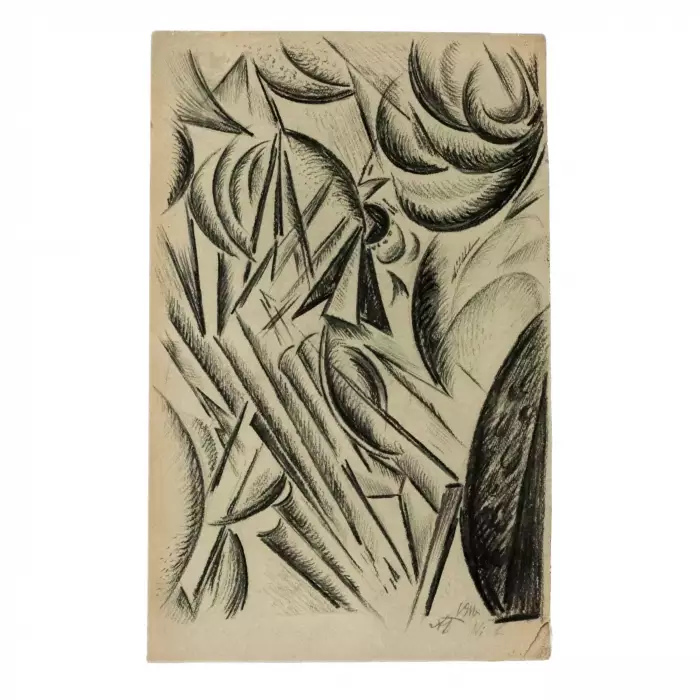 Alexandre Constantinovitch Bogomazov. Composition abstraite. 1916 