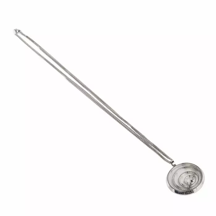 Pendentif Chopard en or blanc et diamants. 
