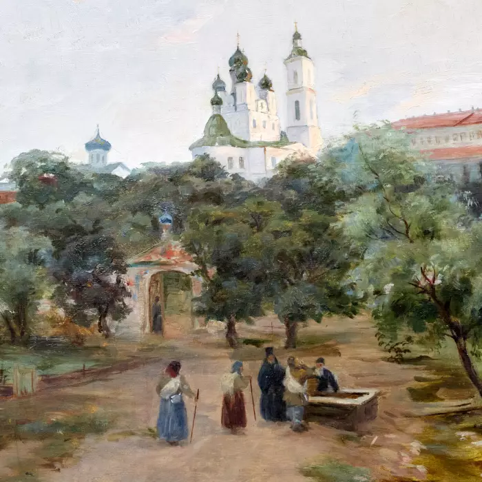 Paysage Route de la laure de Pochaev 