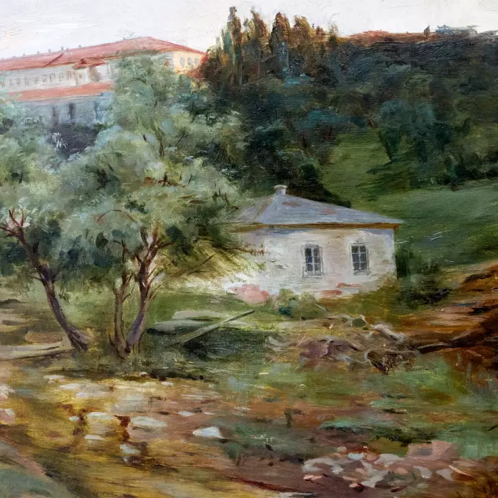 Paysage Route de la laure de Pochaev 