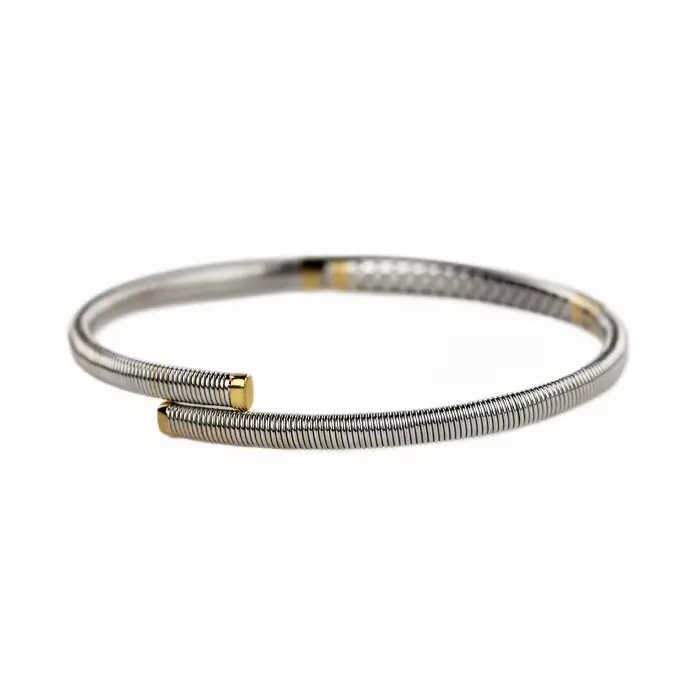 Gracieux bracelet en or avec diamants. Giorgio Visconti. 