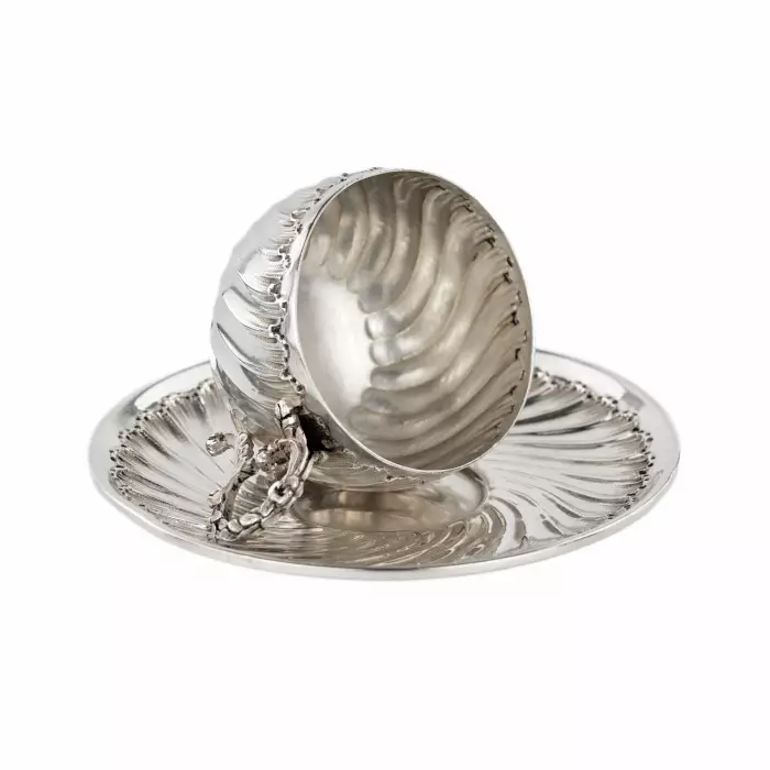 Paire de cafe en argent. France, Paris, Pierre Gavard, 1886-1895. 