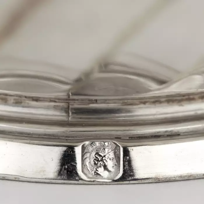 Paire de cafe en argent. France, Paris, Pierre Gavard, 1886-1895. 