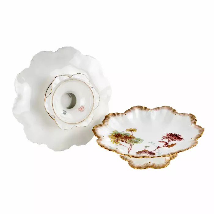 Porcelain service Limoges in the style of Art Nouveau. 20th century. 