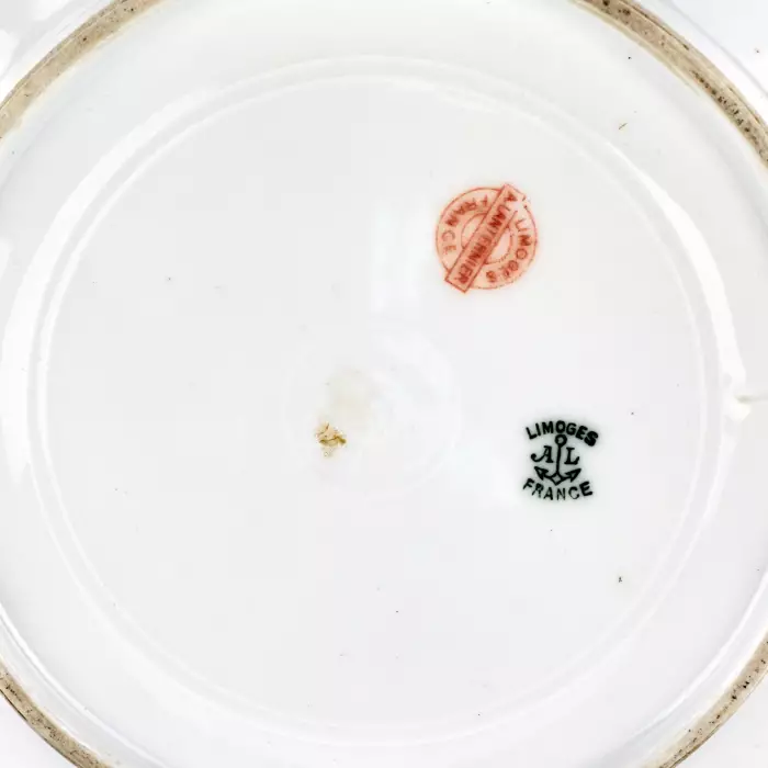 Porcelain service Limoges in the style of Art Nouveau. 20th century. 