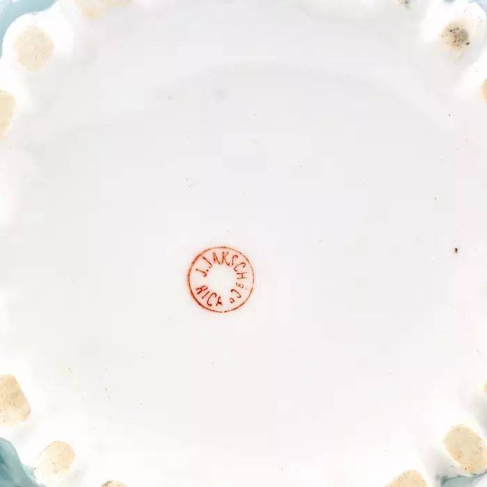 Delicate, porcelain, tea and coffee service, in neo-baroque forms. J.Jaksch&co. Riga. 