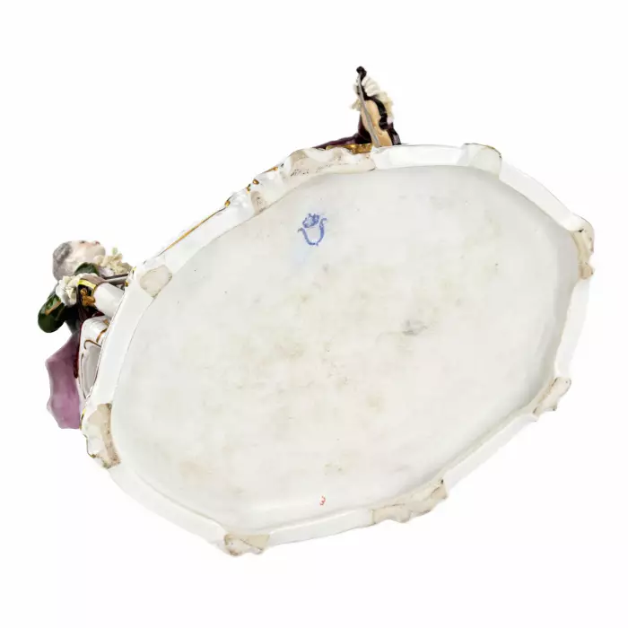 Unterweissbach. Scène de porcelaine Concert galant. 