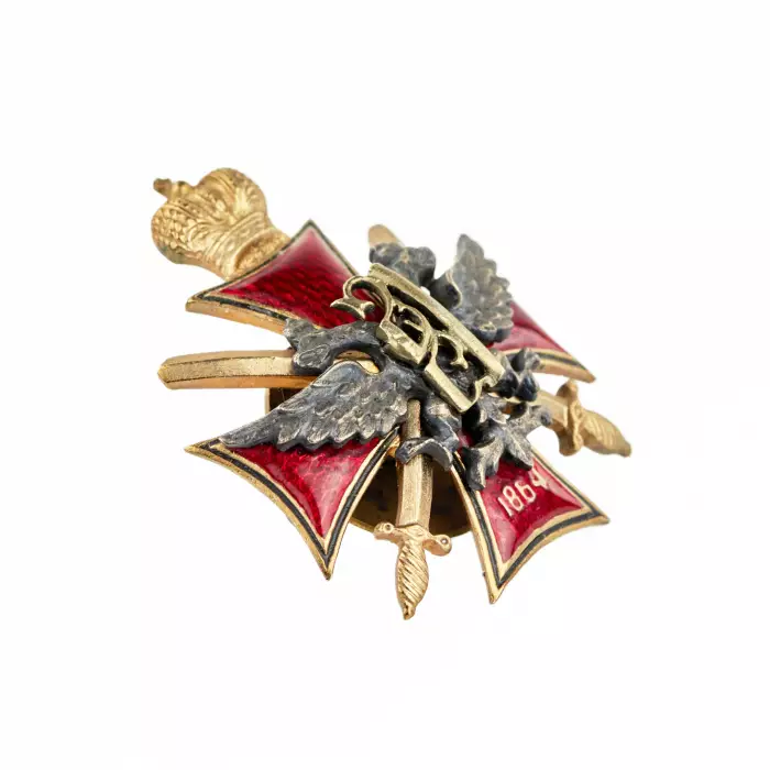 Знак об окончании Алексеевского военного училища в Москве. 