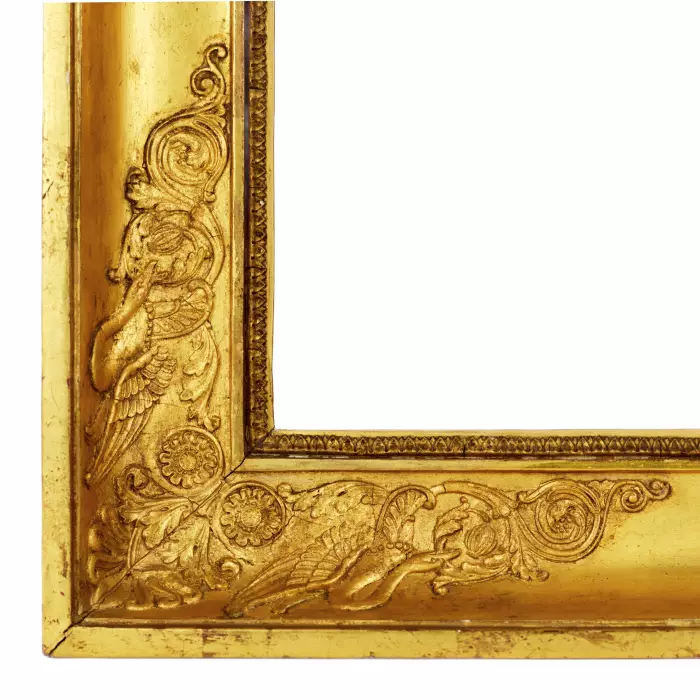 Magnifique cadre dore Neo-Empire, debut XXème. 