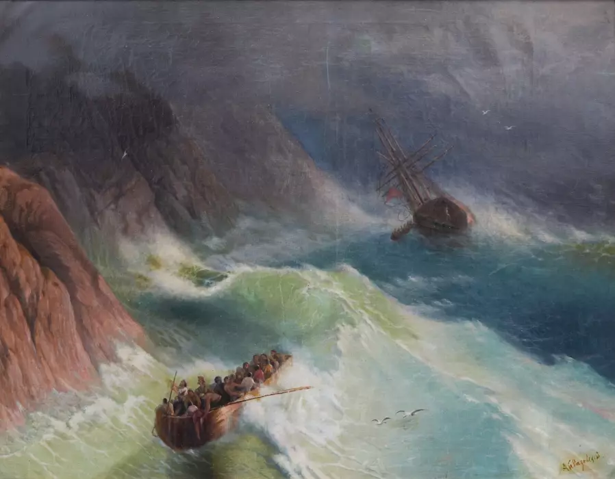 Image Mer dechaînee. Le tournant des 19e - 20e siècles. 