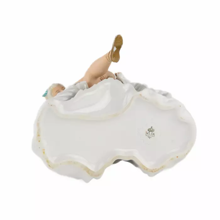 Porcelain figurine. Ballerina. Unterweissbach. Germany. 1950-1960s 