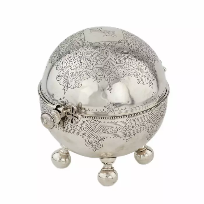 Appareil en argent pour caviar - Ikornitsa. Saint-Petersbourg 1877-1891