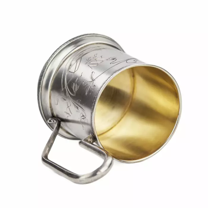 Porte-gobelet en argent, Russie Royale 
