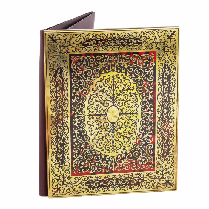 Address folder in Boulle style. France. 19th-20th century.