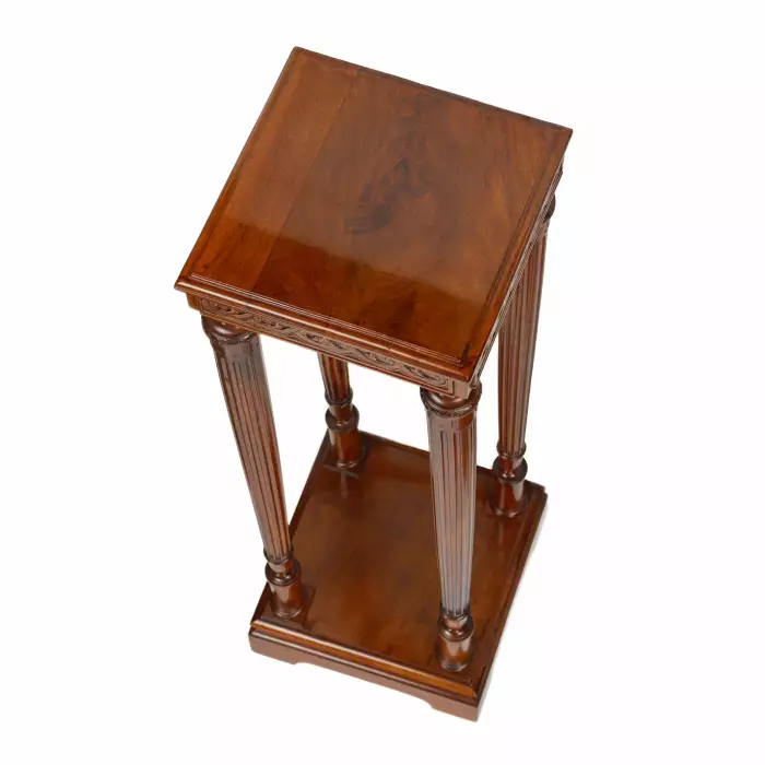 SOLID WALNUT CONSOLE TABLE IN THE ART DECO STYLE. EUROPE, EARLY 20TH CENTURY
