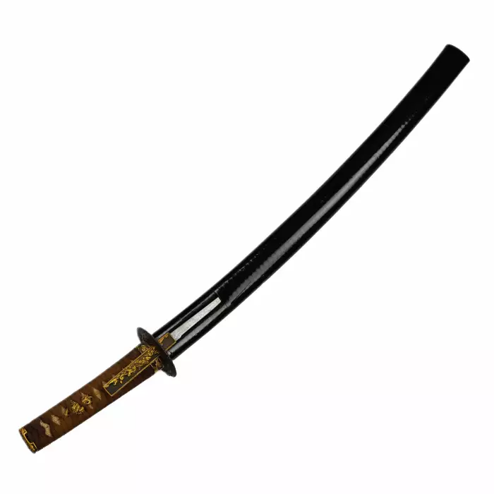Short sword of the samurai Wakizashi, Nanki Hatakeyama, master Yamato no Suke Masatsugu, 19th century.