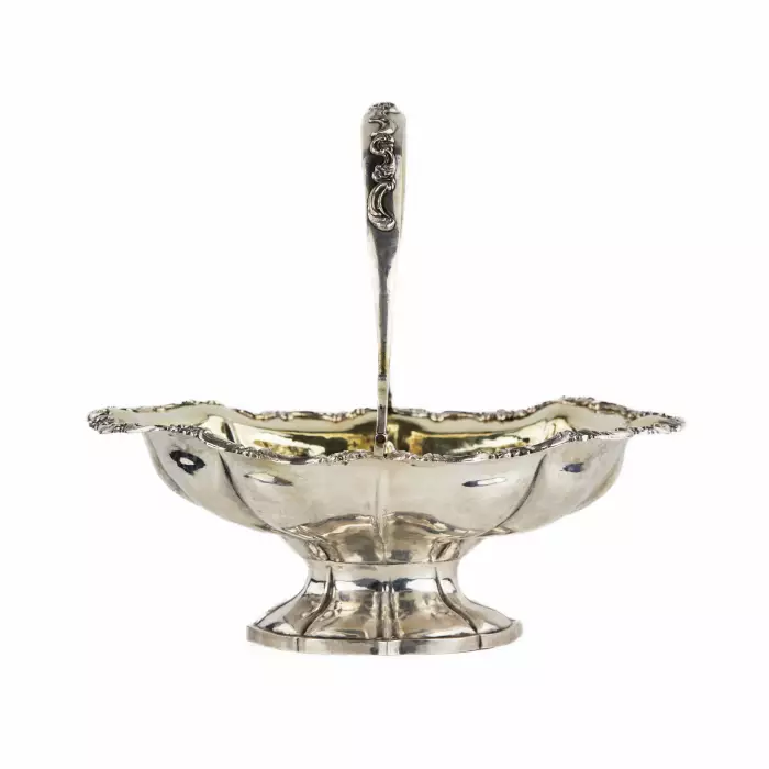 Bol à biscottes russe en argent, vase pour bonbons. Grigori Ivanov. Moscou 1840. 
