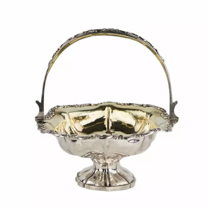 Bol à biscottes russe en argent, vase pour bonbons. Grigori Ivanov. Moscou 1840. 