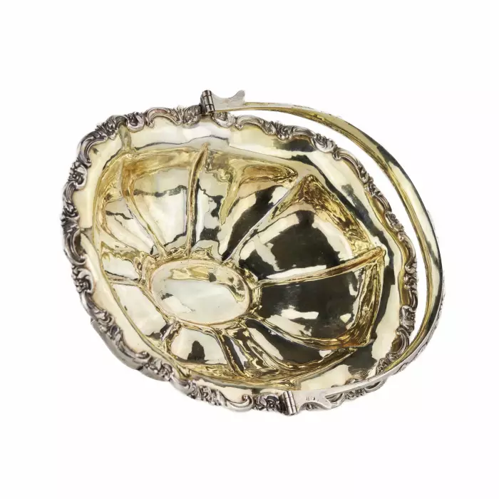 Bol à biscottes russe en argent, vase pour bonbons. Grigori Ivanov. Moscou 1840. 