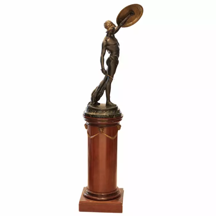 Sculpture en bronze Gladiateur. Paul-Philippe (1870-1930). France. Le tournant du 19e-20e siècle. 
