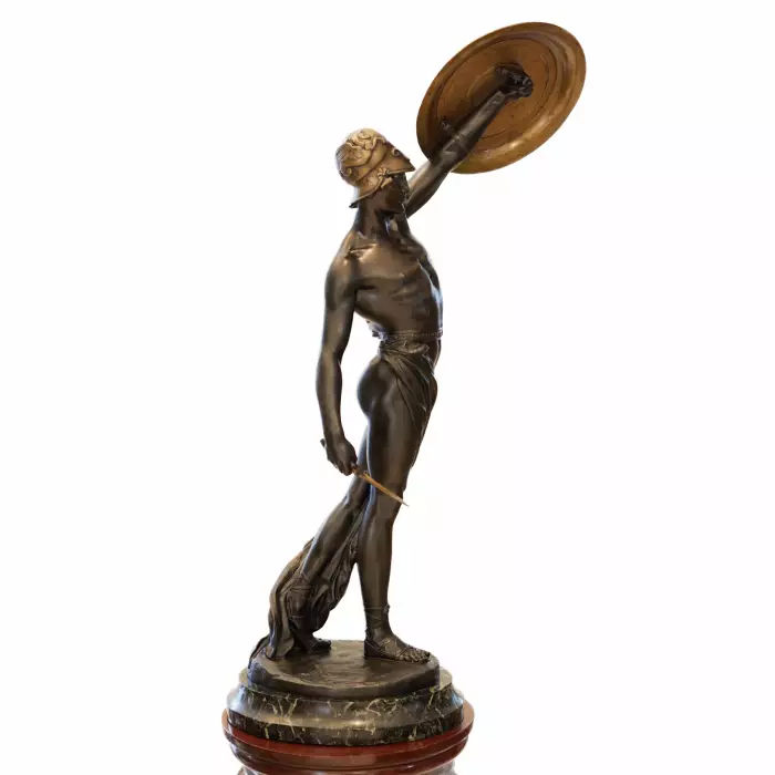 Sculpture en bronze Gladiateur. Paul-Philippe (1870-1930). France. Le tournant du 19e-20e siècle. 